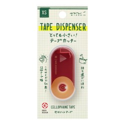 Midori XS Tape Dispenser | Dark Red | A
