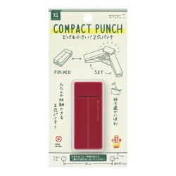 Midori XS Compact Punch | Dark Red | A