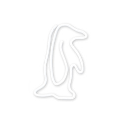 Spinacze Midori D-Clips Mini Białe | Pingwin