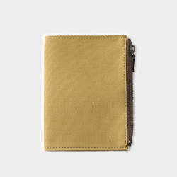 Traveler's Notebook Passport Size Cotton Zipper Case| Beige