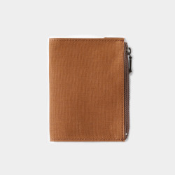 Traveler's Notebook Passport Size Cotton Zipper Case| Brown