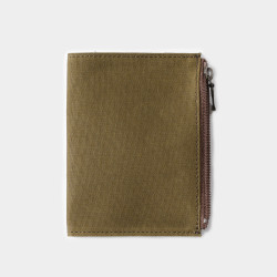 Traveler's Notebook Passport Size Cotton Zipper Case | Olive