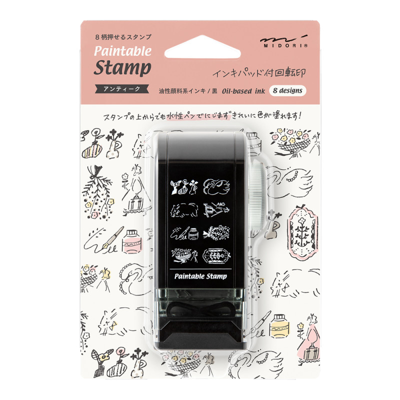 Pieczątka Midori Rotating Stamp Dial | Motywy