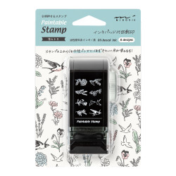Midori Rotating Stamp Dial |Flower & Bird
