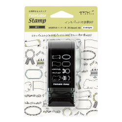 Pieczątka Midori Rotating Stamp Dial | Ramki