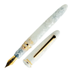 Esterbrook Fountain Pen Estie Gold Trim| Winter White