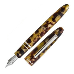 Esterbrook Fountain Pen Estie | Tortoise Palladium Trim