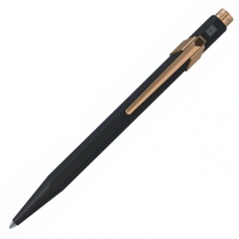 Caran D'Ache 849 Black Mat GT Rose Gold Ballpoint Pen Limited Edition