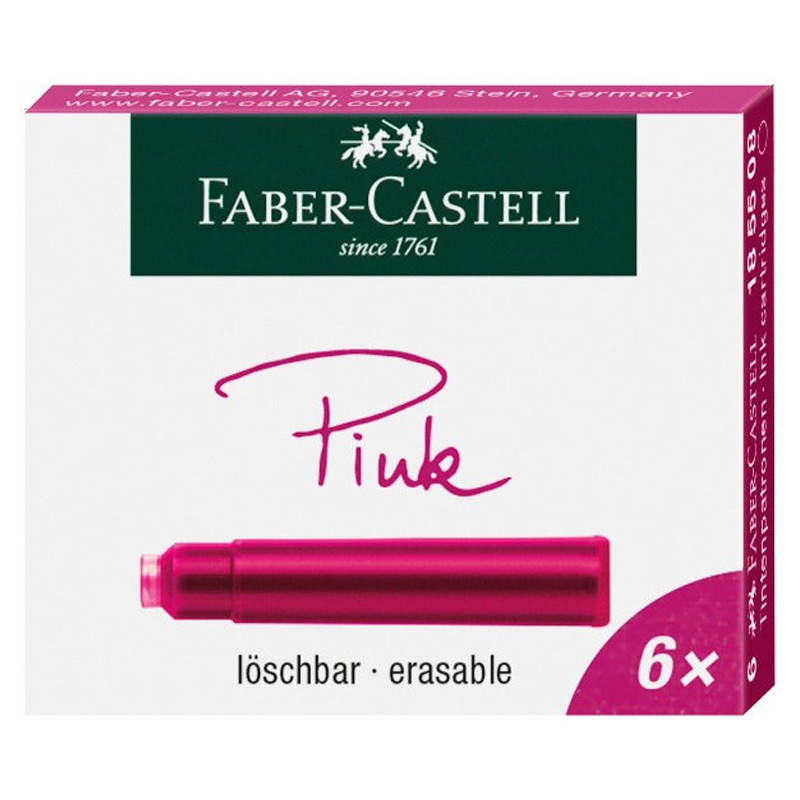 naboje różowe marki Faber-Castell