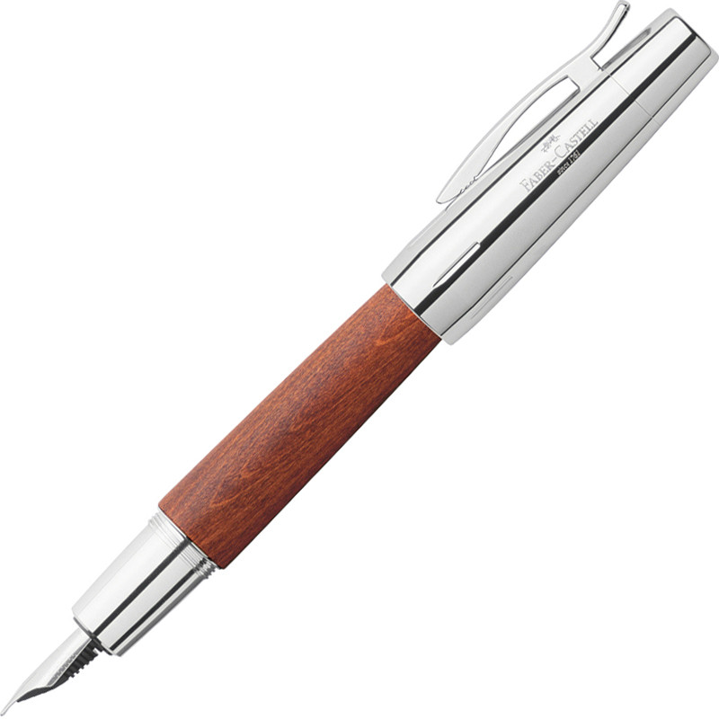 Pióro wieczne Faber-Castell E-motion Pearwood Brązowy