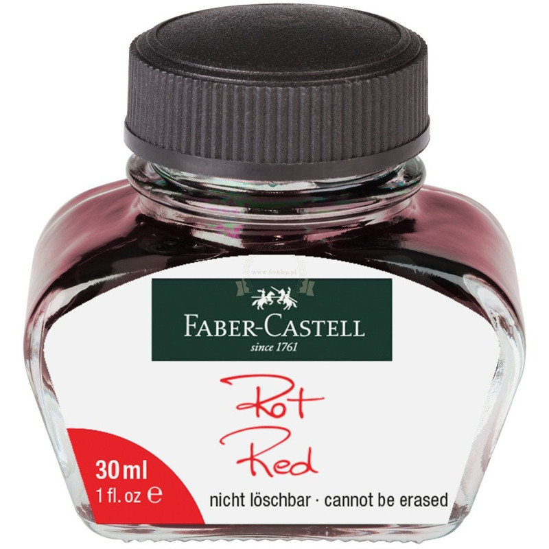 Atrament Faber-Castell | Czerwony