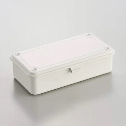 Toyo Steel Trunk Shape Toolbox T-190W | White