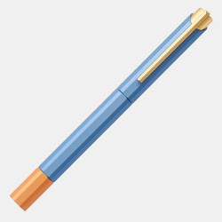 Glamour Evolve-Bihex Rollerball Pen | Blue Gin