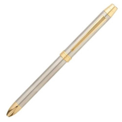 Penac TF Multipen 3 in 1 – silver with golden trim