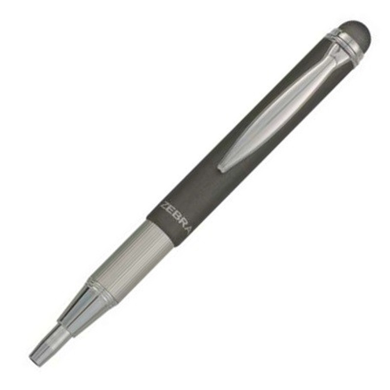 Zebra Ballpoint Pen Telescopic Stylus | Gray