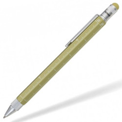 Troika Construction Multitasking Ballpoint Pen | Olive Green