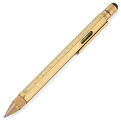 Troika Construction Multi-tasking pen | Antic Brass