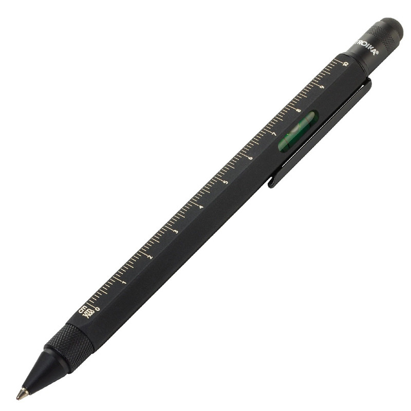 Troika Construction Multitasking Ballpoint Pen | Super Black