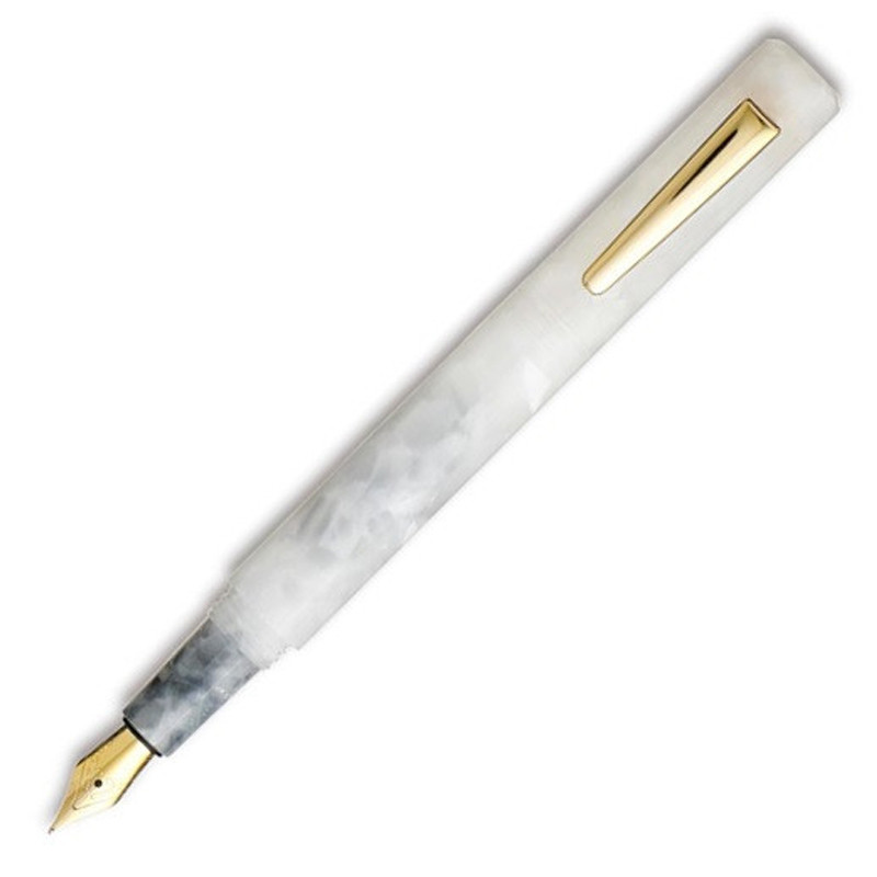 HIGHTIDE Marbled Fountain Pen Attaché | White