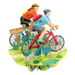 Santoro Pirouettes Greeting Card | Cycling