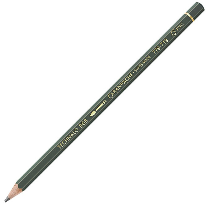 Caran d'Ache Technalo 779 RGB - green water soluble pencil