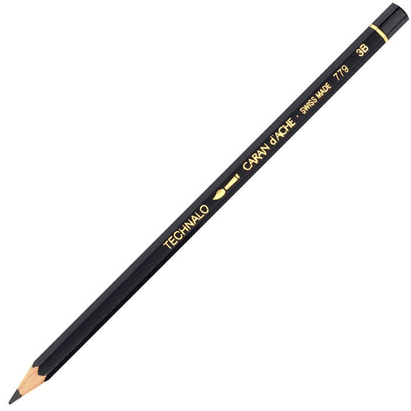 Caran d'Ache Technalo 3B pencil - water soluble