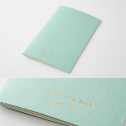 Midori Sticker Book with Pocket | Light Blue