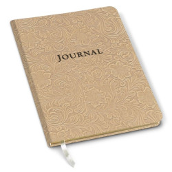 Gallery Leather Desk Journal Ruled | Floral Latte