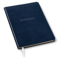 Gallery Leather Desk Journal Ruled | Acadia Navy