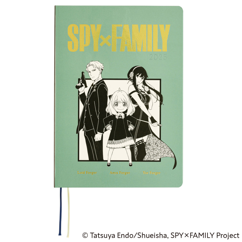 Hobonichi Daily Calendar 2025 Hon A6 | SPY X FAMILY: Forget Family Group 1 | English version