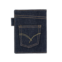 Cover for Hobonichi Techo 5-Year A6 | Hollywood Ranch Market: Indigo Jeans Pocket