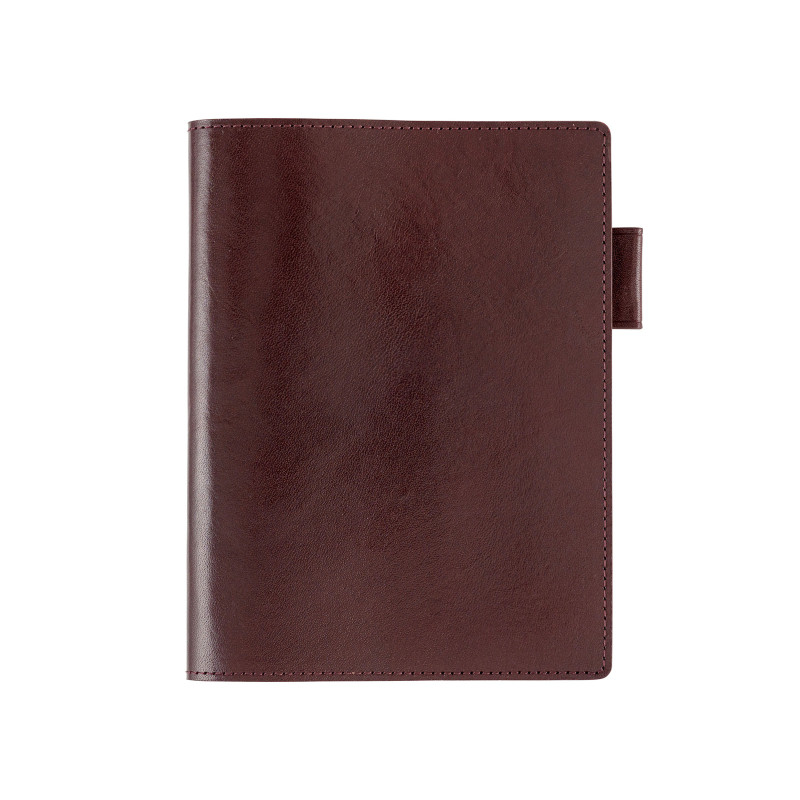 Leather Cover for Hobonichi Techo 5-Year A6 | Dark Cherry