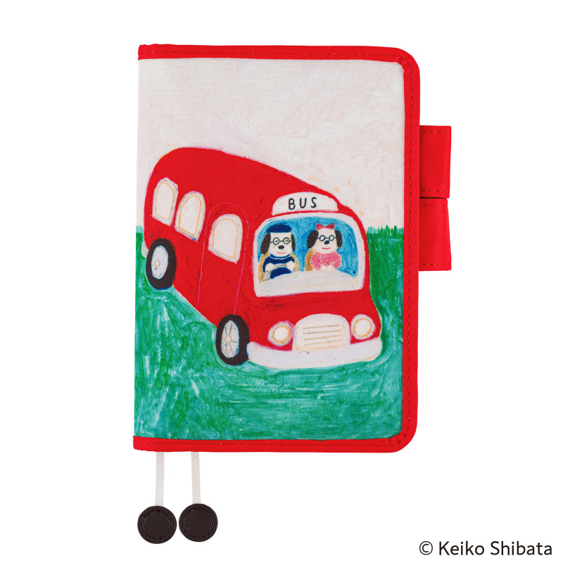 Okładka na kalendarz Hobonichi Techo A6 | Keiko Shibata: Bus management by Mr. and Mrs. Inoue