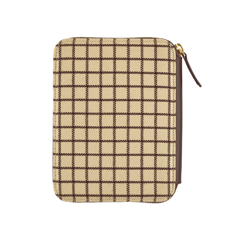 Hobonichi Techo Cover A6 | Taut Zipped (Café au Lait Plaid)