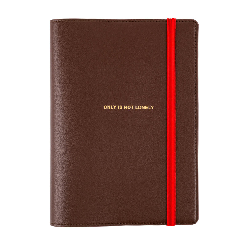 Hobonichi Techo Cover A5 | Only in Not Lonely (Chocolate)