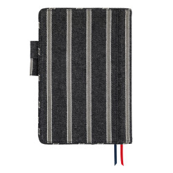 Hobonichi Techo Cover A5 | Lined Fabric: Twill (Navy & Gray)