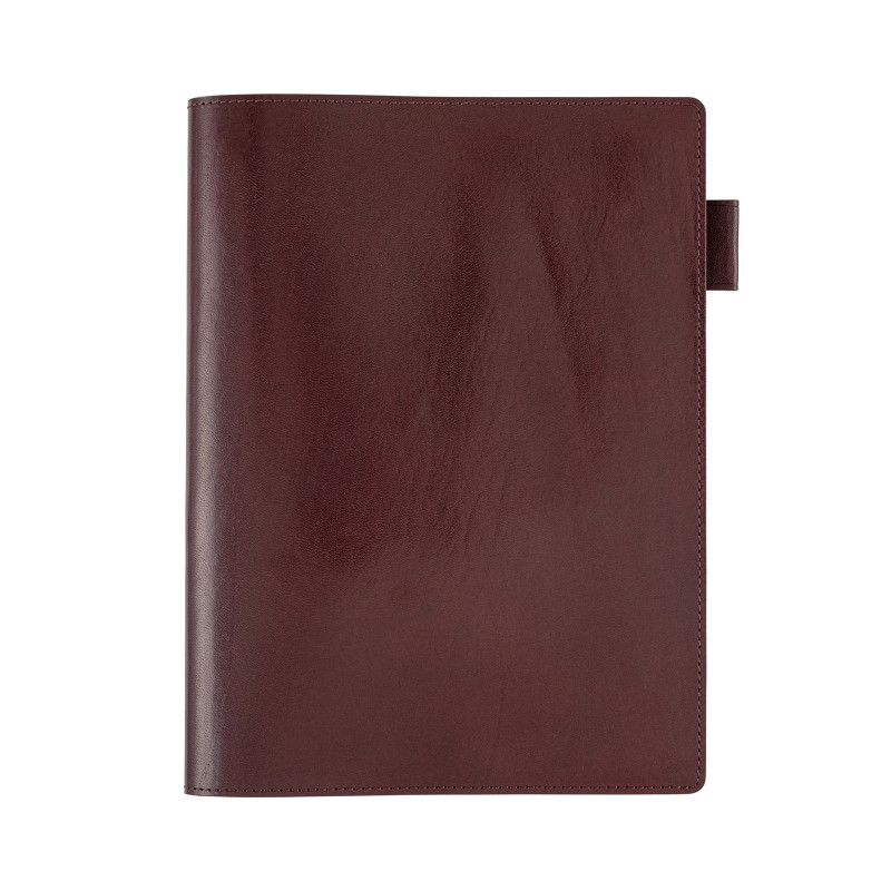 Leather Cover for Hobonichi Techo 5-Year Large A5 | Dark Cherry