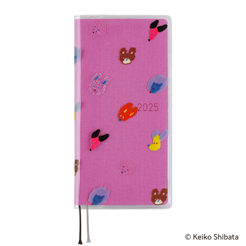 Hobonichi Clear Cover Weeks |  Keiko Shibata: Dog Ears Fluttering in the Wind