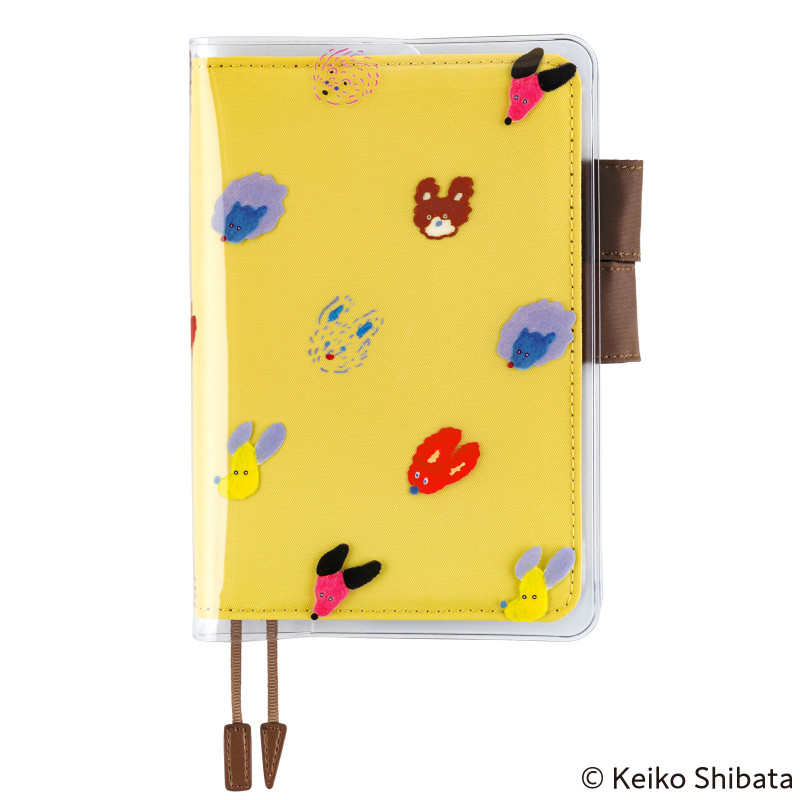 Hobonichi A6 Cover on Cover |  Keiko Shibata: Dog Ears Fluttering in the Wind