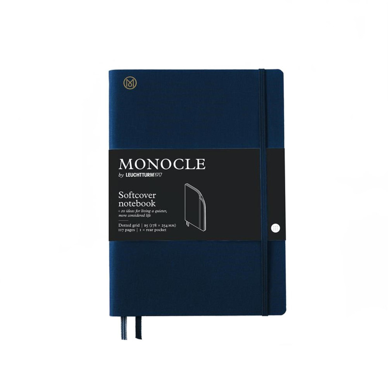 Monocle by Leuchtturm1917 Softcover B5 Dotted Notebook | Navy