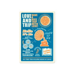 PRE-ORDER: Traveler's Notebook Passport Size Plastic Sheet 2025 | Love and Trip