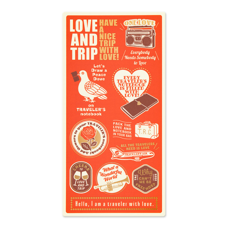 Traveler's Notebook Plastic Sheet 2025 | Love and Trip