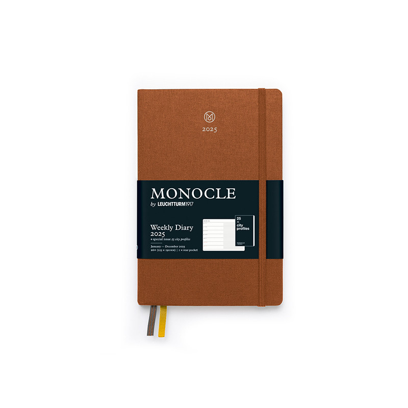 Monocle by Leuchtturm1917 Weekly Diary 2025 | Brown