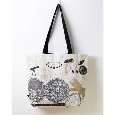 Cognitive Surplus Canvas Shoulder Tote | Astronomy