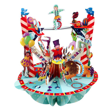 Santoro Pirouettes Greeting Card | Circus