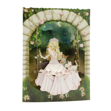 Santoro Greeting Card Swing Cards | Princess On A Swing