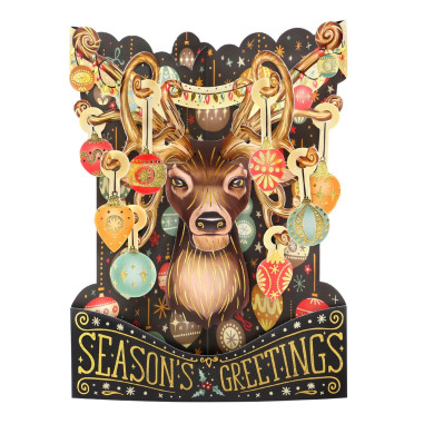 Santoro Christmas Swing Cards | Reindeer