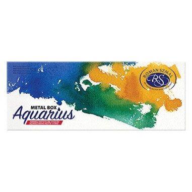 Aquarius Watercolor Paint Cube Set 14 Colors | Mixing Palette