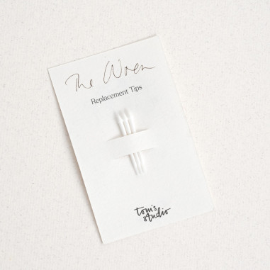 Set of 3 replacement tips for Tom's Studio The Wren