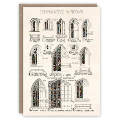 Greeting Card | Gothic Windows